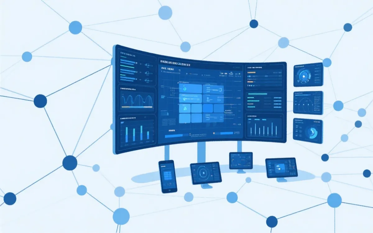 多终端同步与推送校验的后台监控画面风格插图